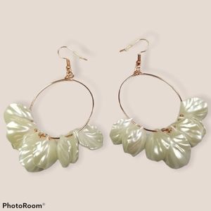 Sailboats and Seashells Copper Earring